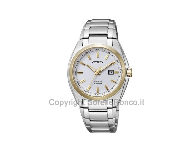 CITIZEN SUPER TITANIUM BIANCO LADY 34MM 